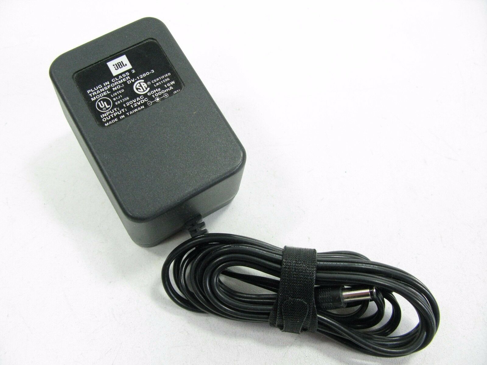 New JBL DV-1280-3 12V DC 1A Class 2 SPEAKER Transformer Power adapter